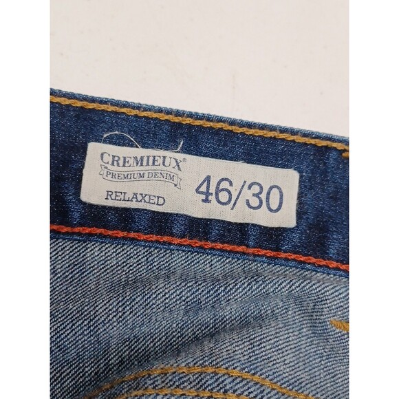 Daniel Cremieux Blue Jeans Mens 46 X 30 Relaxed Straight Leg Denim - Picture 7 of 10